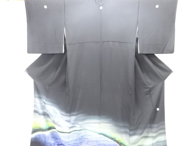 JAPANESE KIMONO / TOMESODE / FOREST / ARTIST WORK